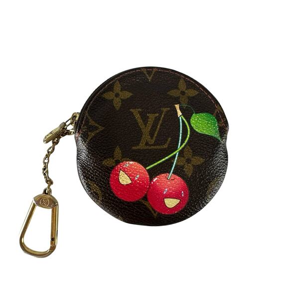 Louis Vuitton Cherry Monogram Round Coin Pouch - Picture 1 of 8
